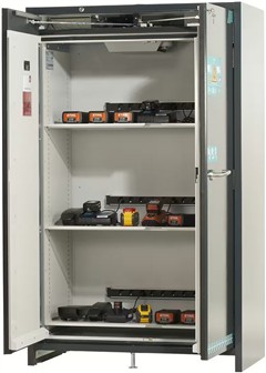 Sicherheitsschrank für Batterien/Akkus - Feuerschutz 90 Min.